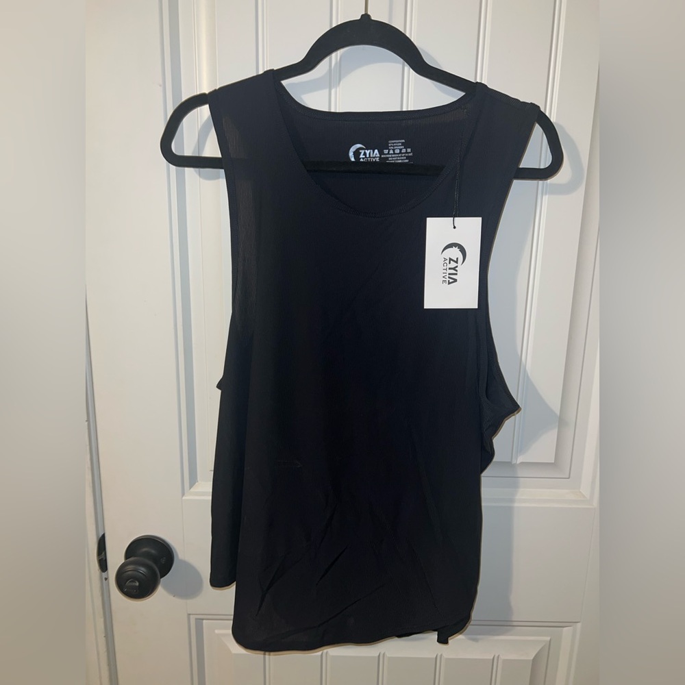 Zyia new xxl premium black workout tank